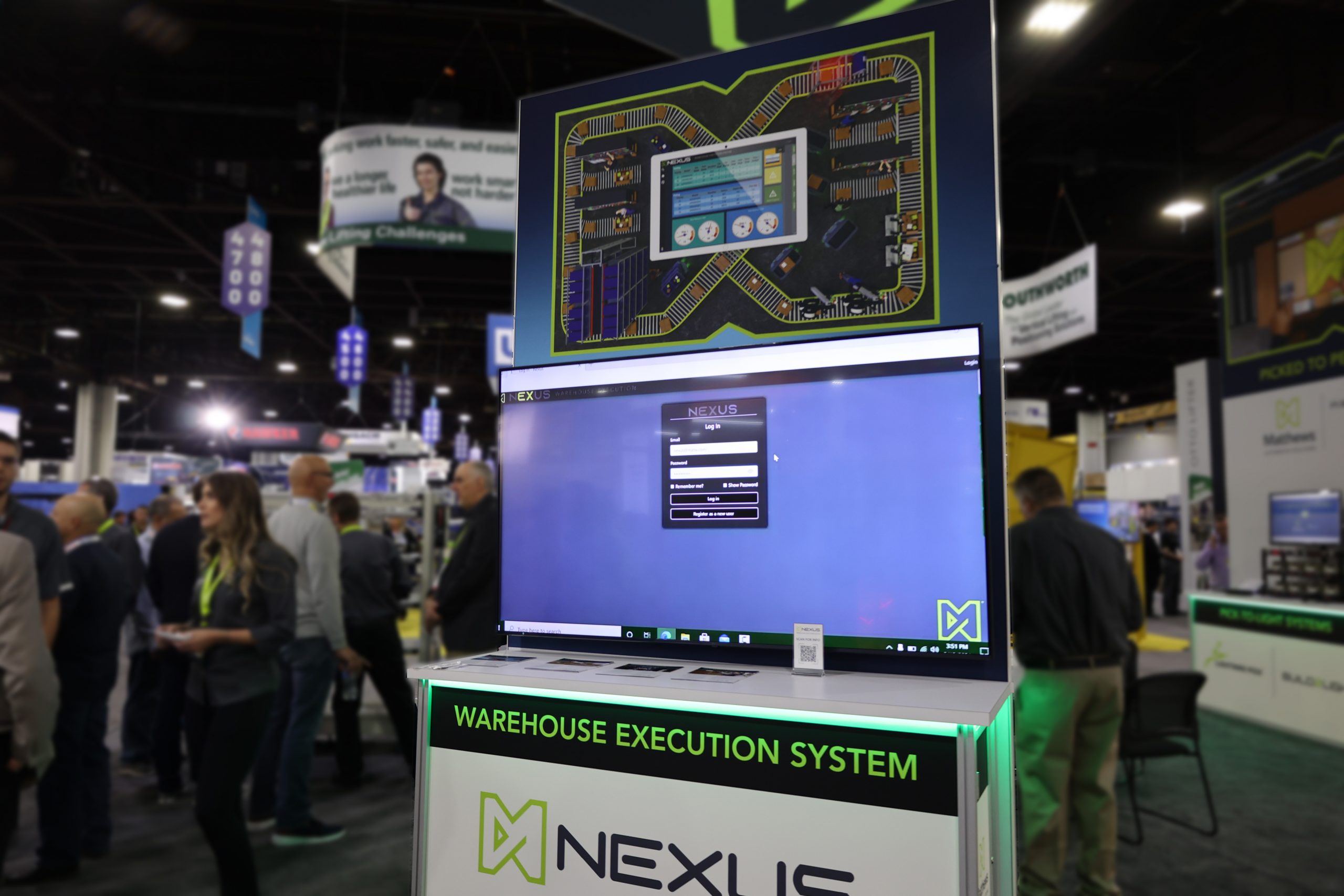 Matthews NEXUS Warehouse Execution System login screen