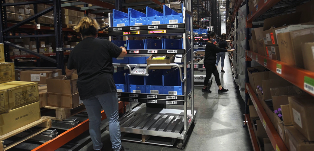 Automated Batch Picking Carts at Capacity LLC