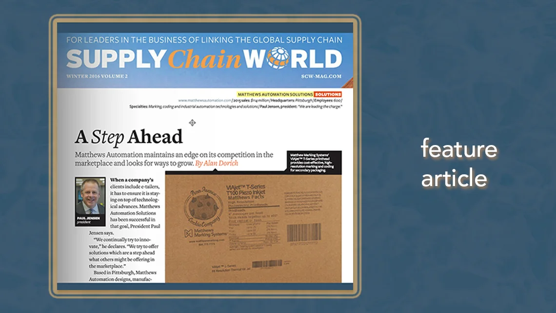 supply chain world magazine featured article