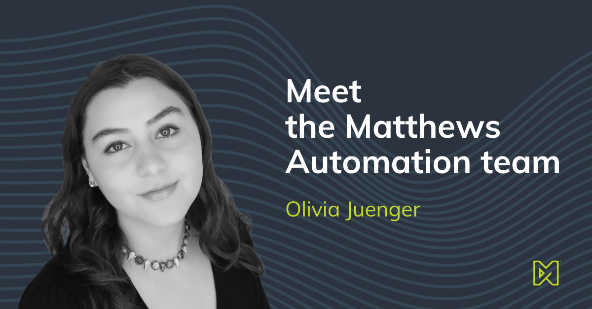 Meet Matthews: Olivia Juenger, Product Marketing Specialist