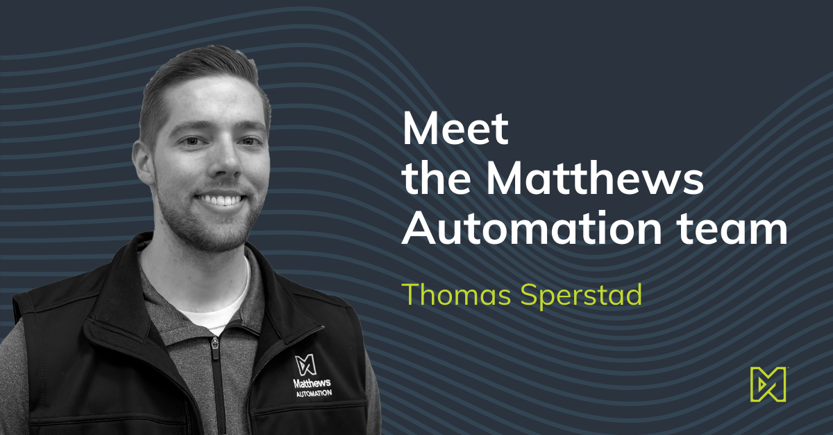 Meet Matthews: Thomas Sperstad, Sales Representative